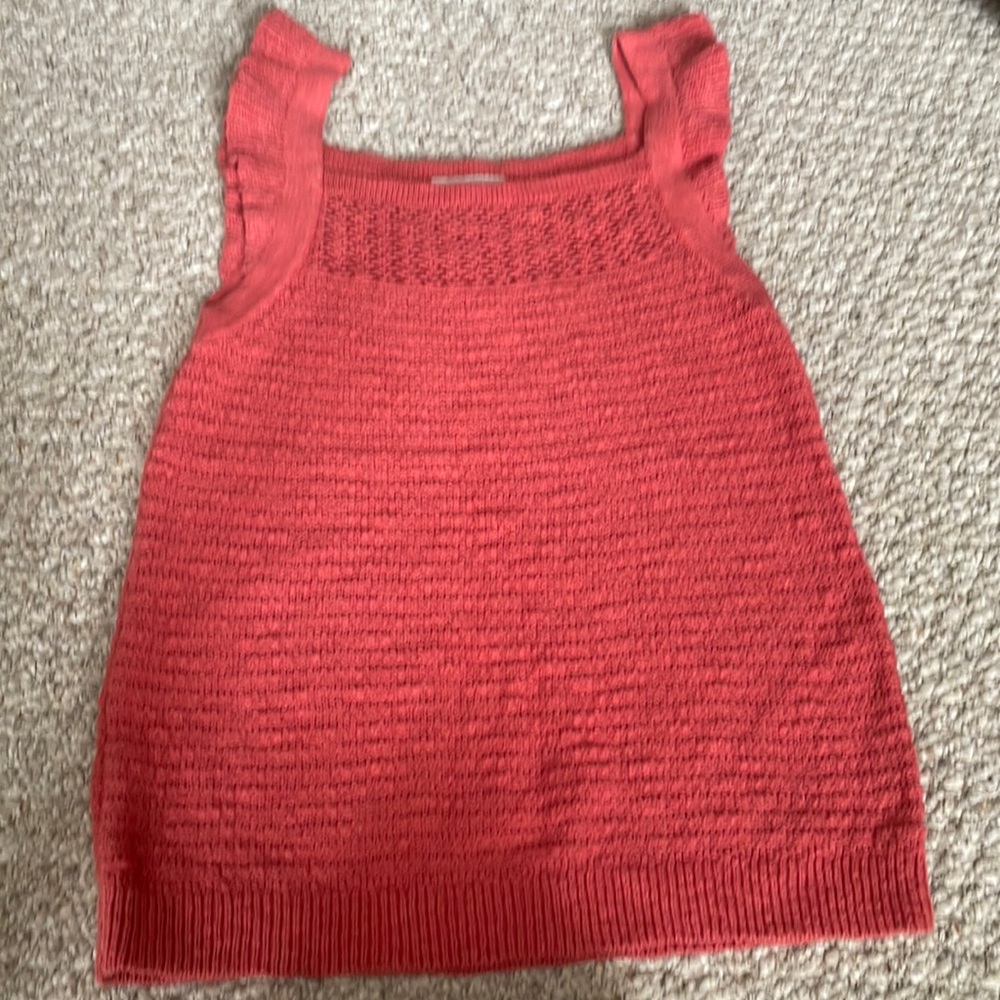 Coral summer sweater - Loft Outlet- purchased at Gabe’s